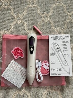 ✨ Mole Removal Pen Kit – At-Home Freckle & Skin Tag Tool (Rechargeable) ✨